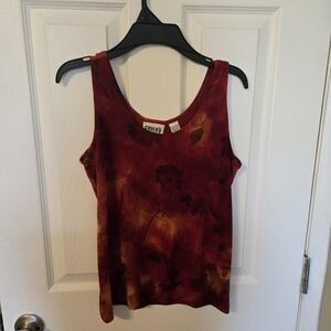 Chico's Women's Red Sleeveless Top